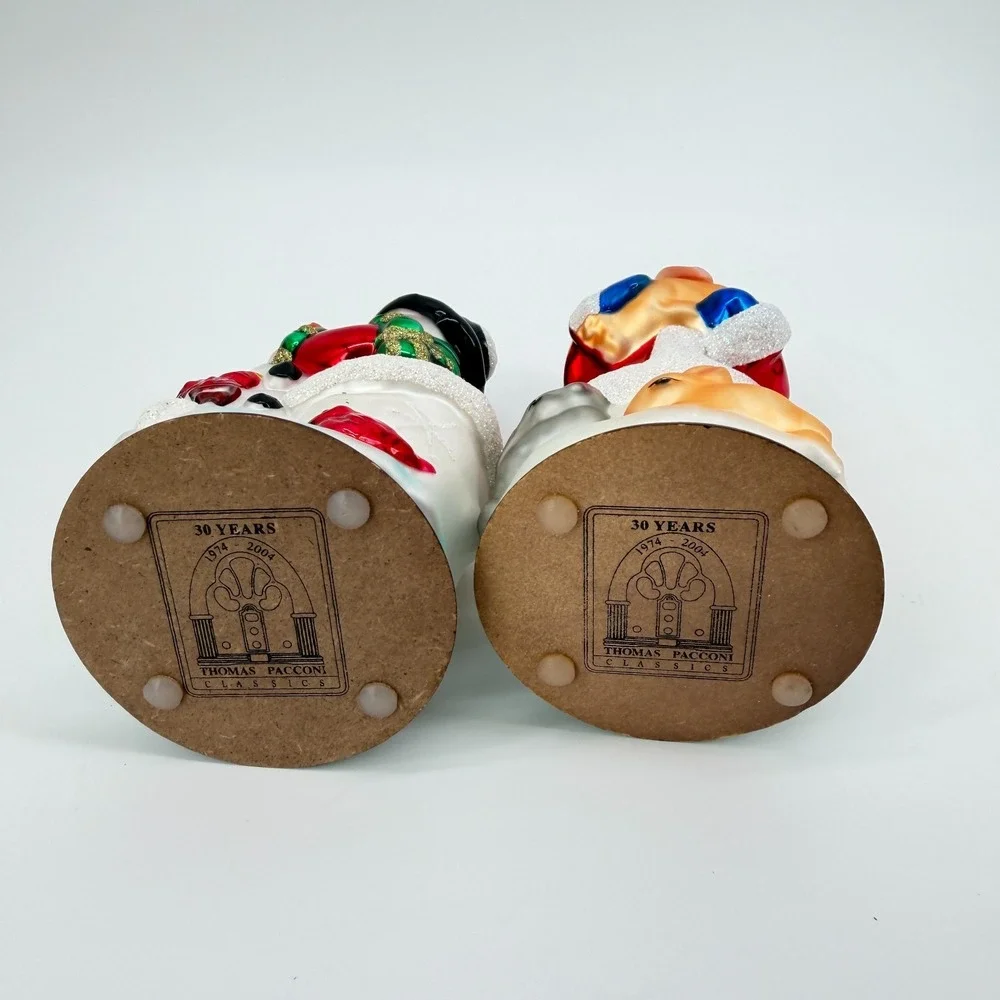 Vintage Ornaments Thomas Pacconi 30th Anniversary Snowmen 2 Piece Set 6